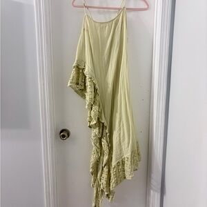 Free people maisie top asymmetrical hem size large